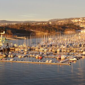 oslo, norway, travel, city, port, boats, water, oslo harbour, nature, scandinavia, northern europe