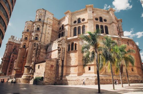 cathedral, architecture, building, church, old, old church, facade, sacral architecture, landmark, malaga, spain, city, travel, malaga, malaga, malaga, malaga, malaga, spain, spain, spain